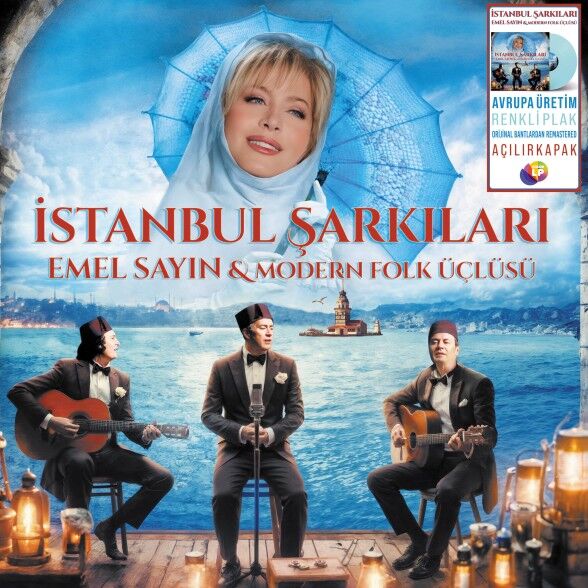 Emel Sayın ve Modern Folk Üçlüsü - İstanbul Şarkıları Renkli Plak
