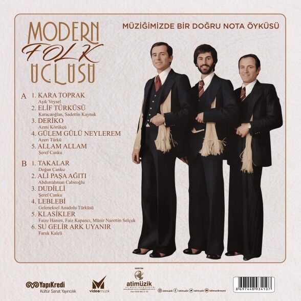 Modern Folk Üçlüsü - Müziğimizde Bir Doğru Nota Öyküsü Renkli Plak