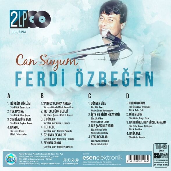 Ferdi Özbeğen - Can Suyum 2'li Plak
