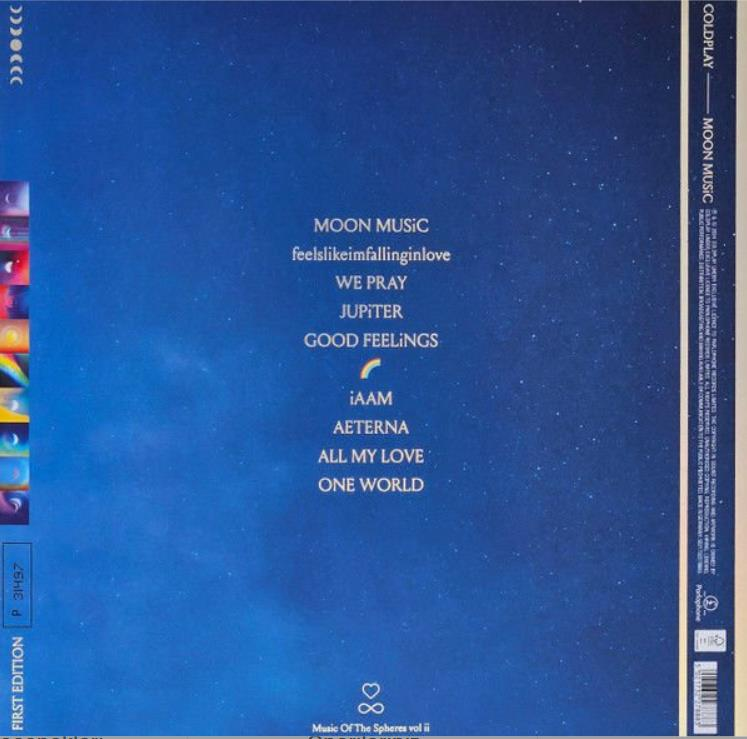 Coldplay - Moon Music Clear EcoRecord Plak