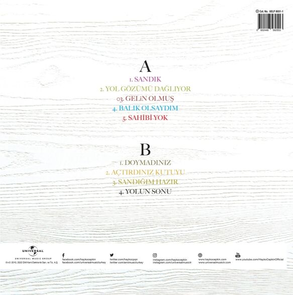 Hayko Cepkin - Sandık Plak