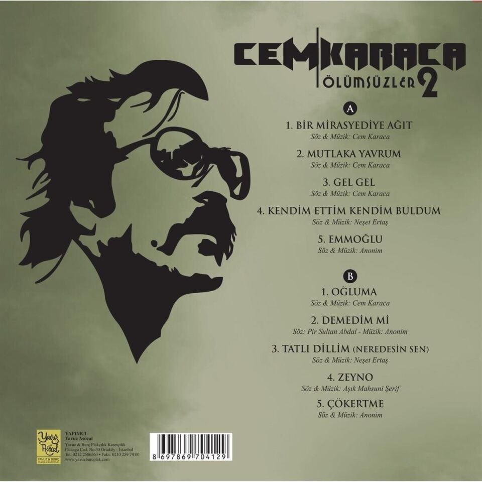 Cem Karaca - Ölümsüzler 2  Plak