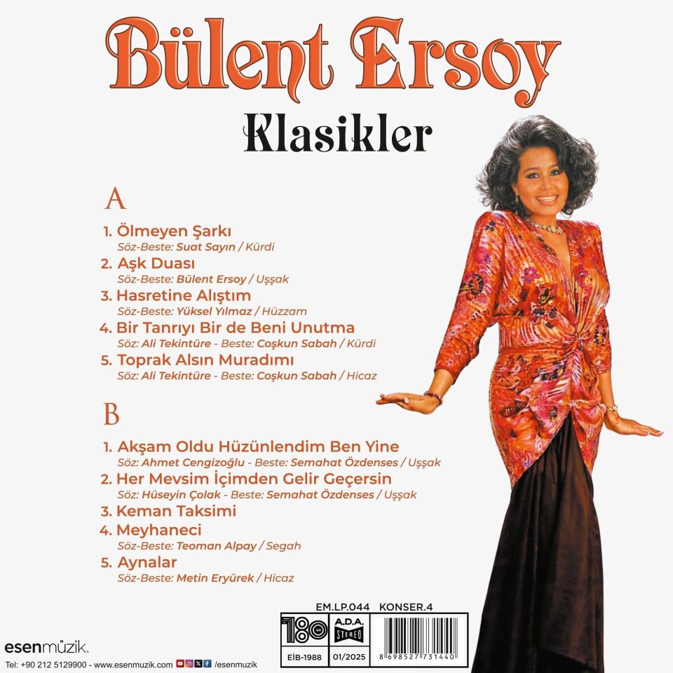 Bülent Ersoy - Klasikler Plak