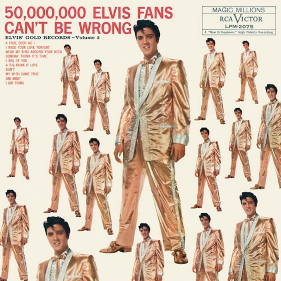 Elvis Presley - 50000000 Elvis Fans Can't Be Yeni Baskı Plak