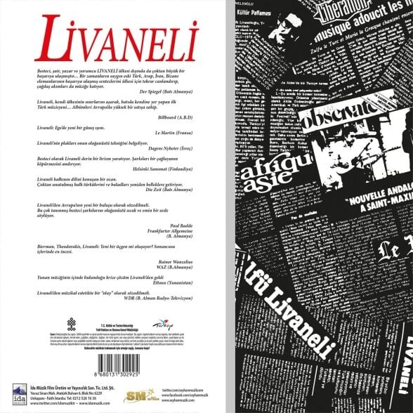 Zülfü Livaneli - Ada Plak