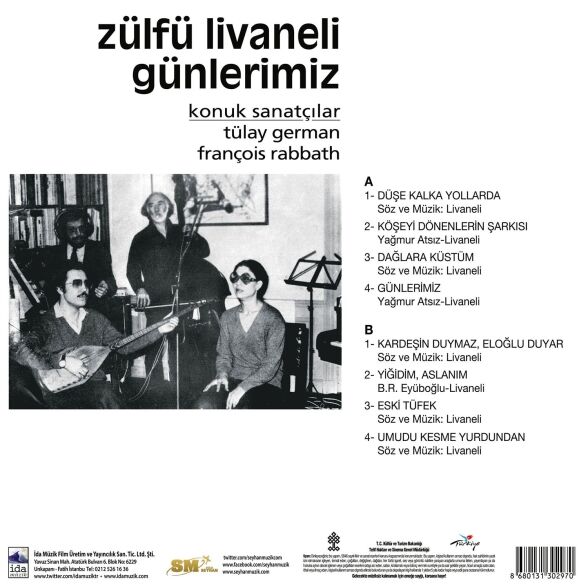 Zülfü Livaneli - Günlerimiz Plak