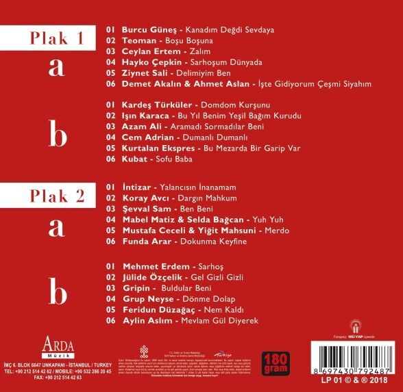 Mahzuni'ye Saygı 2'li Plak