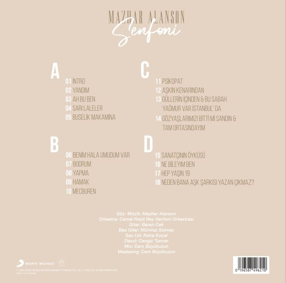 Mazhar Alanson - Senfoni 2'li Plak