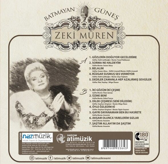 Zeki Müren - Batmayan Güneş Plak