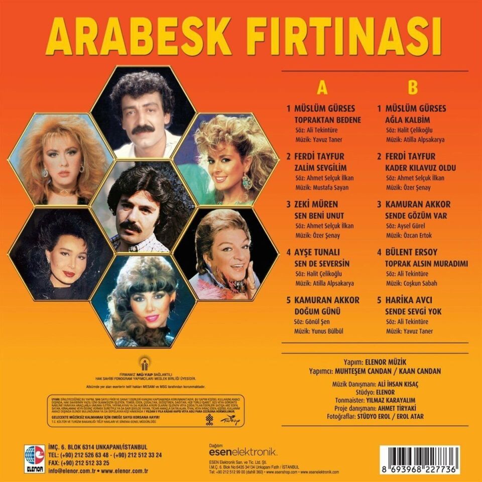 Arabesk Fırtınası Plak