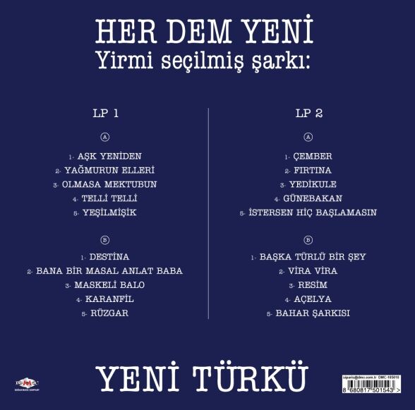 Yeni Türkü - Her Dem 2'li Plak