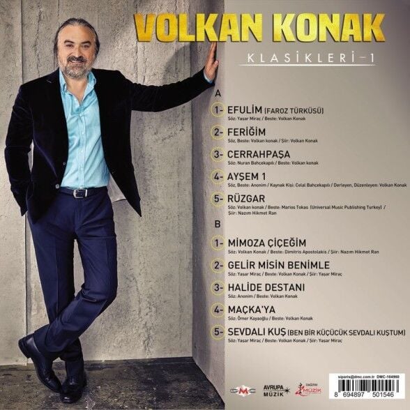 Volkan Konak - Klasikleri Renkli Plak