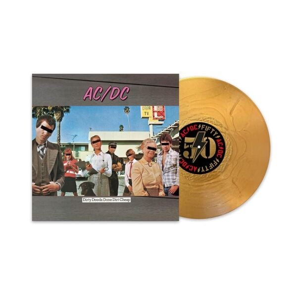 Ac Dc - Dirty Deeds Done Dirt Cheap Plak (50th Anniversary - Gold Nugget)