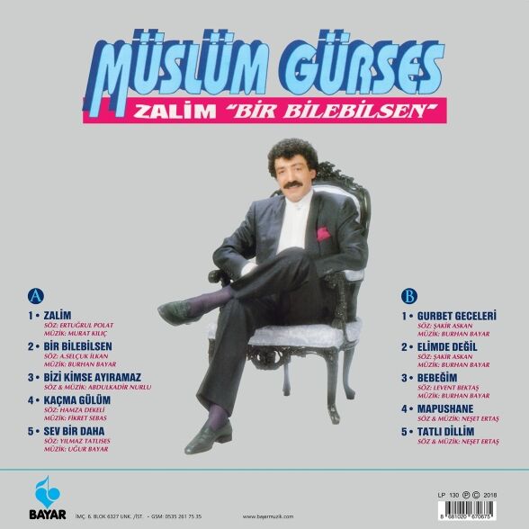 Müslüm Gürses - Zalim Bir Bilebilsen Plak