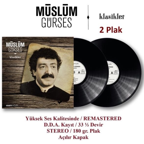 Müslüm Gürses - Klasikleri 2'li Plak