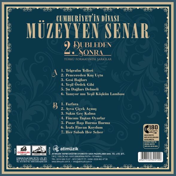 Müzeyyen Senar - 2. Dubleden Sonra Plak