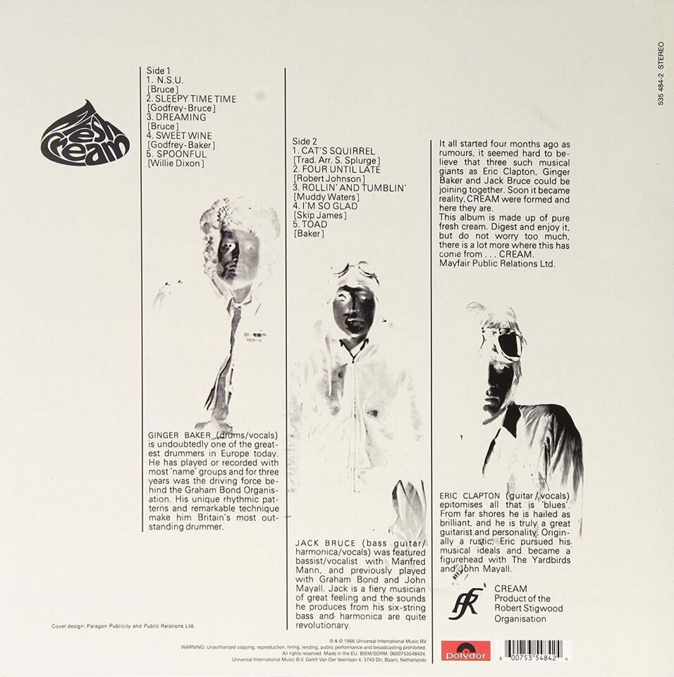 Cream - Fresh Cream Plak