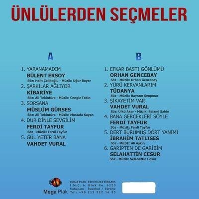 -Ünlülerden Seçmeler Plak