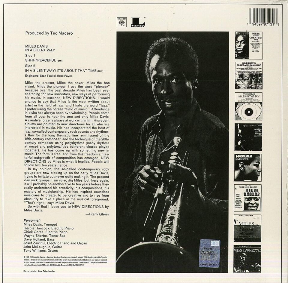 Miles Davis – In A Silent Way Plak