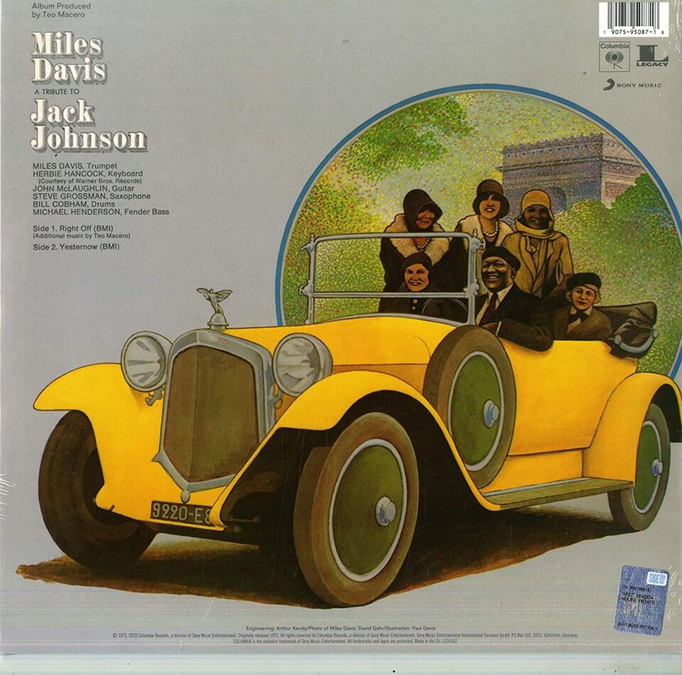 Miles Davis – A Tribute To Jack Johnson Plak