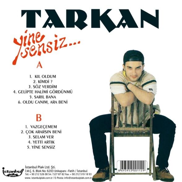 Tarkan - Yine Sensiz Plak