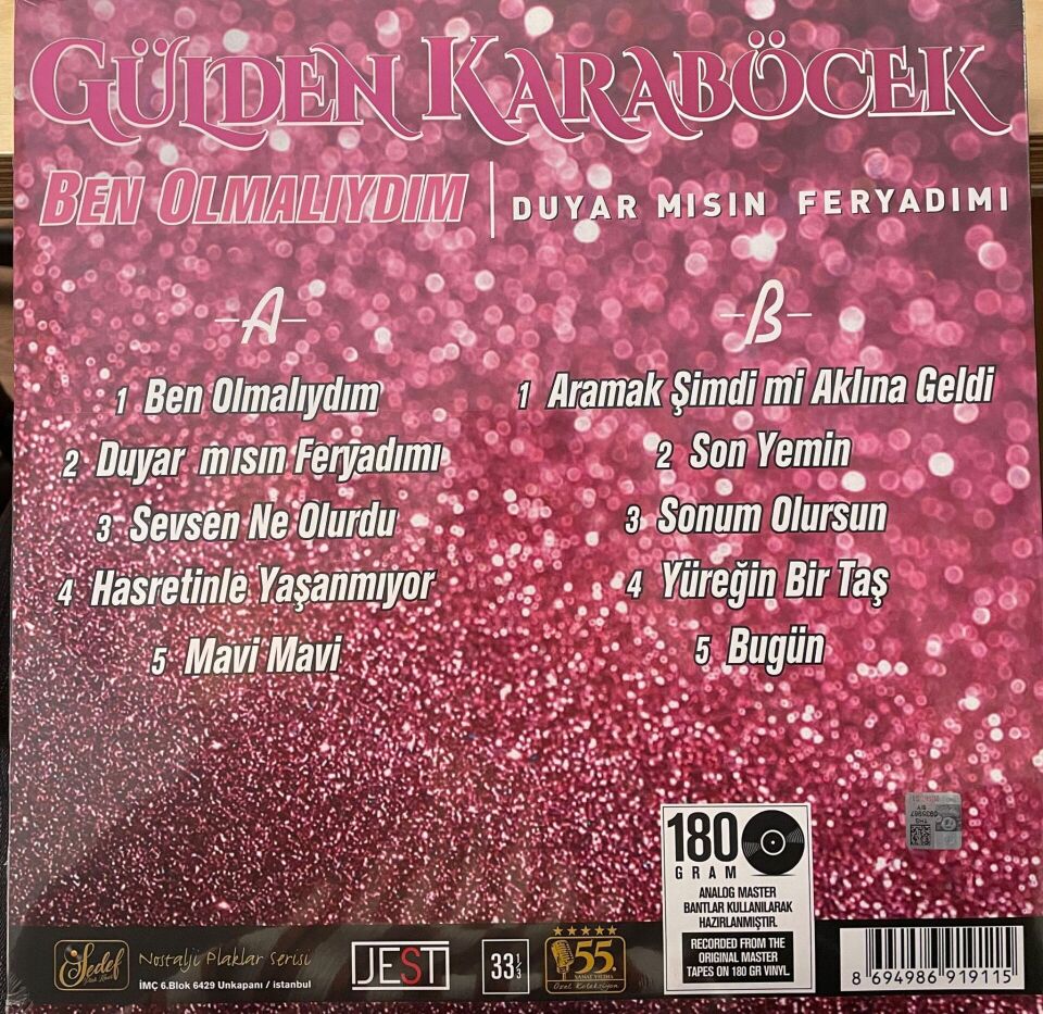 Gülden Karaböcek - Ben Olmalıydım / Duyar Mısın Feryadımı Plak
