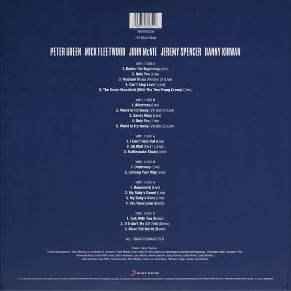 Fleetwood Mac Before The Beginning Vol 2: Live 1970 3'lü Plak