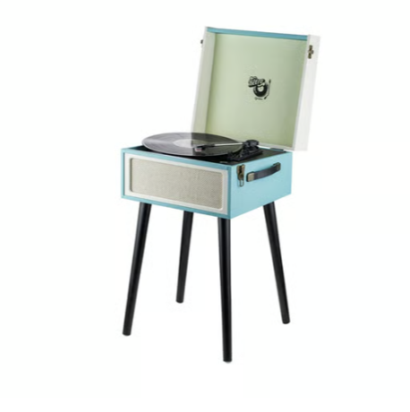 Ktools Retro K216 Ayaklı Pikap Mavi * Yedek İğne Hediyeli