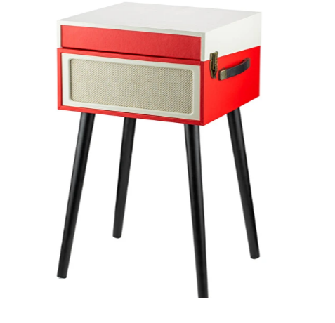 Ktools Retro K216 Ayaklı Pikap Kırmızı * Yedek İğne Hediyeli