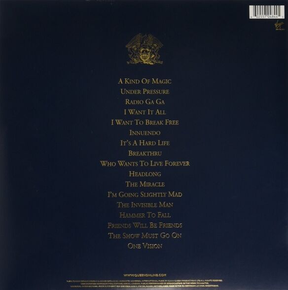 Queen - Greatest Hits II 2'li Plak