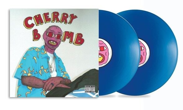 Tyler The Creator - Cherry Bomb Mask Cover - Translucent Blue 2'li Plak