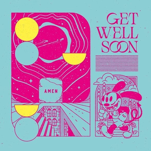 Get Well Soon - Amen 2'li Plak