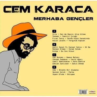 -Cem Karaca - Merhaba Gençler Cover 2'li Plak