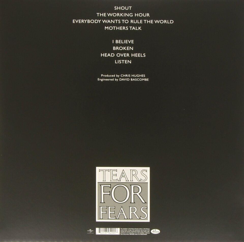 Tears For Fears – Songs From The Big Chair Plak