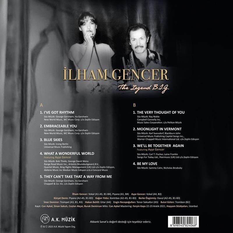 İlham Gencer - The Legend Plak