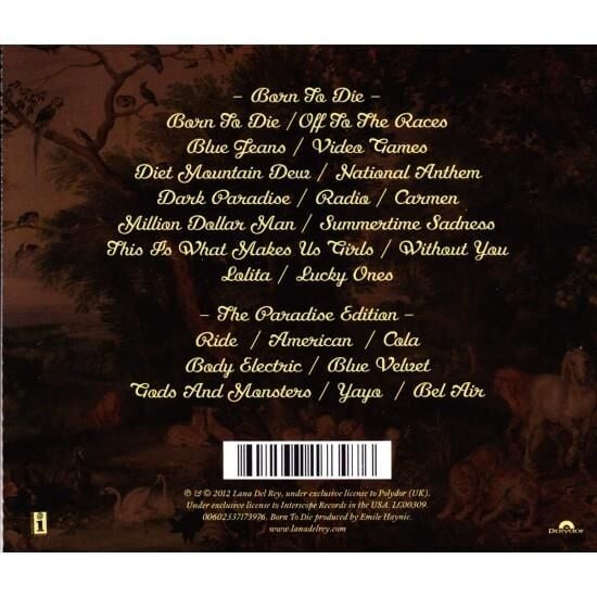 Lana Del Rey - Born To Die (the Paradise Edition) Plak