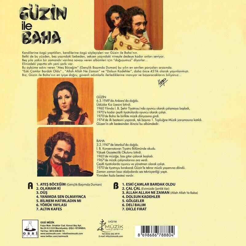 Güzin İle Baha - Ateş Böceğim Plak