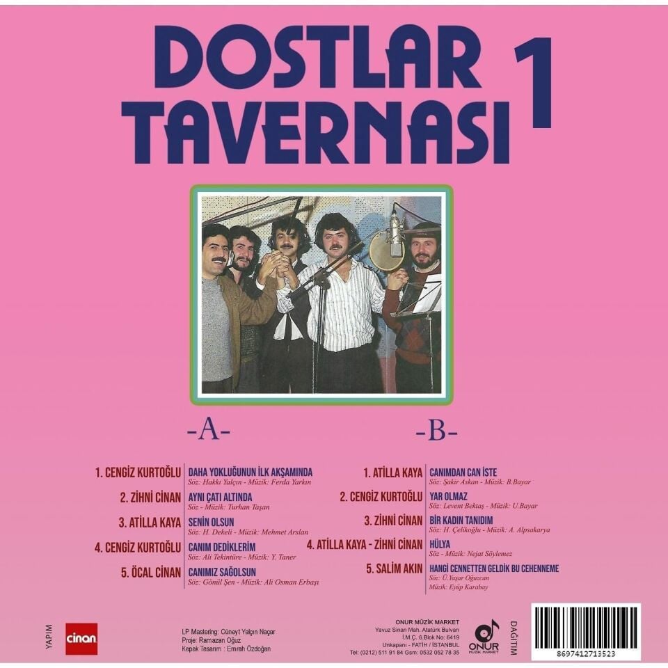 Dostlar Tavernası 1 Plak