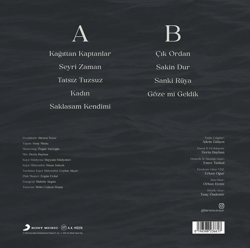 Birsen Tezer - Kağıttan Kaptanlar Plak