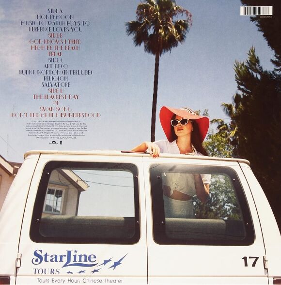 Lana Del Rey - Honeymoon 2'li Plak