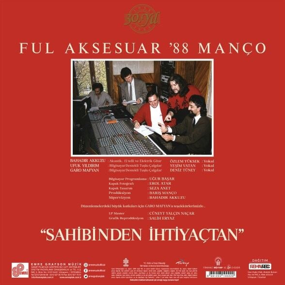 Barış Manço - Full Aksesuar 88 / Sahibinden İhtiyaçtan Renkli Plak
