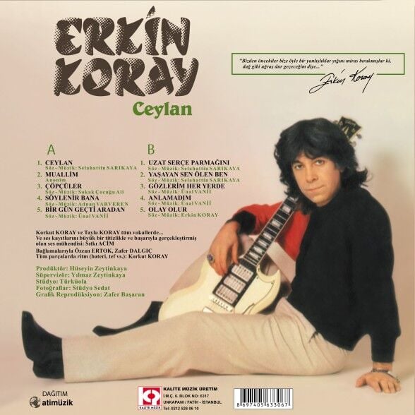 Erkin Koray - Ceylan (Çöpçüler) Renkli Plak