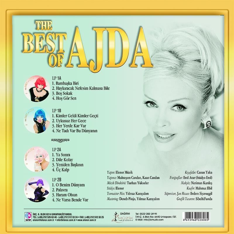Ajda Pekkan - The Best Of Ajda Resimli 2'li Plak