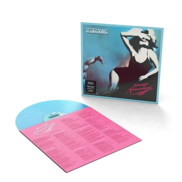 Scorpions - Savage Amusement Transparent Curacao Plak