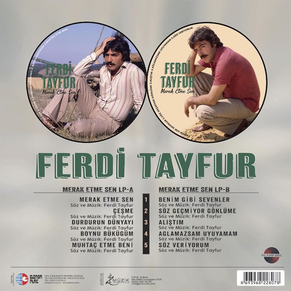 Ferdi Tayfur - Merak Etme Sen Resimli Baskı Plak