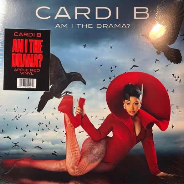 Cardi B - Am I The Drama Apple Red 2'li Plak