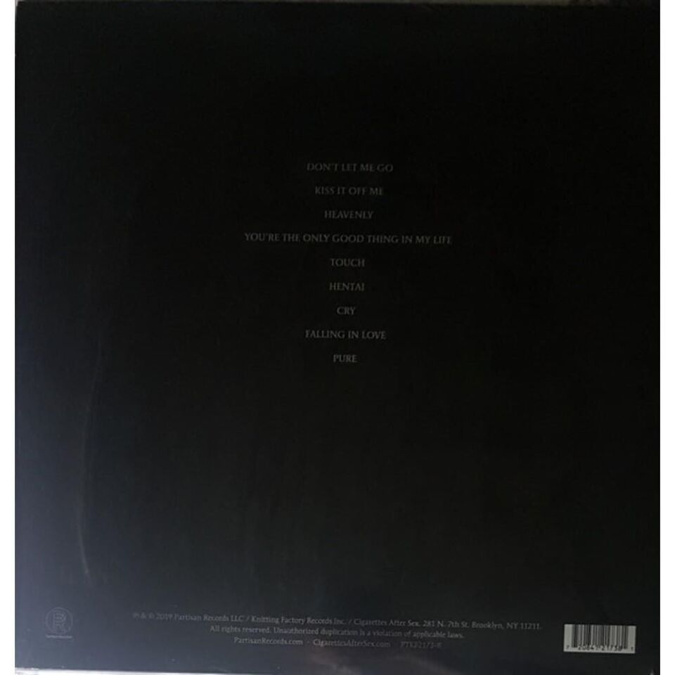 Cigarettes After Sex - Cry [Deluxe Edition] Plak