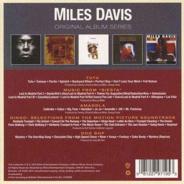 Miles Davis - Original Album Series CD