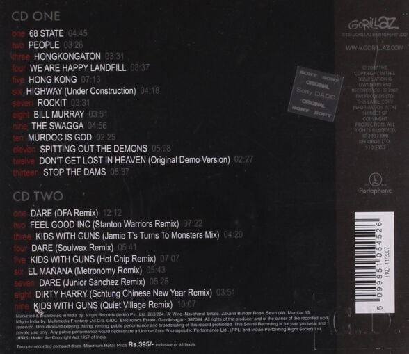 Gorillaz - D-Sides CD