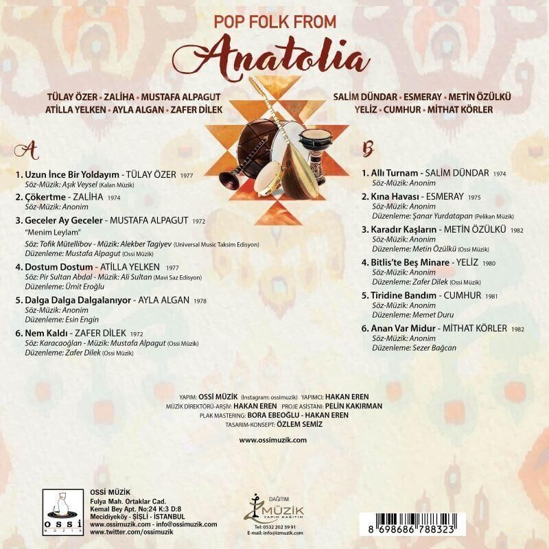 Pop Folk From Anatolia Plak